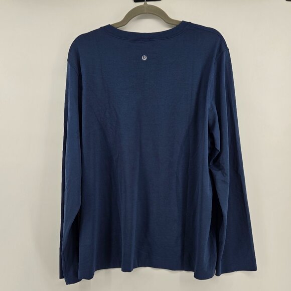 NWT Lululemon Swiftly Relaxed Long-Sleeve Shirt Updated Fit - 12 Blue Twill - Picture 4 of 8